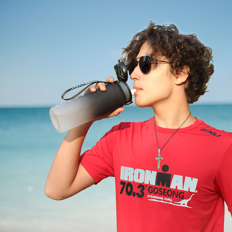 彩虹雙飲系列運動水壺